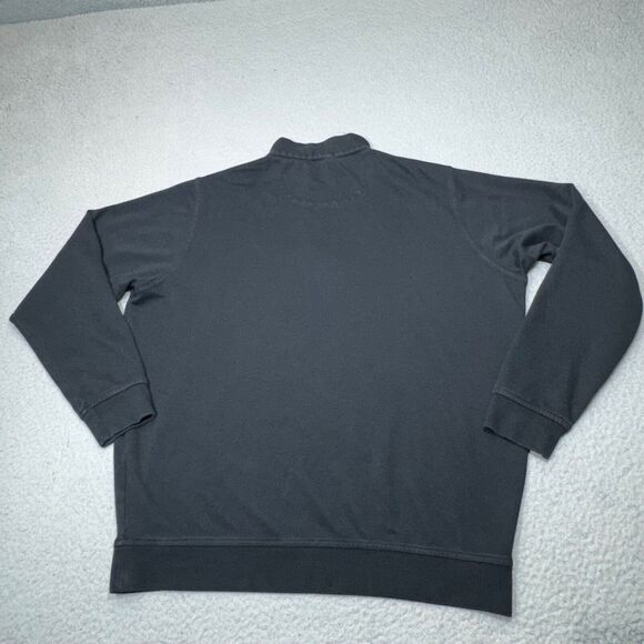 Peter‎ Millar Sweater Men Medium Black Crown Comfort Zip Golf Interlock Casual - Picture 4 of 16